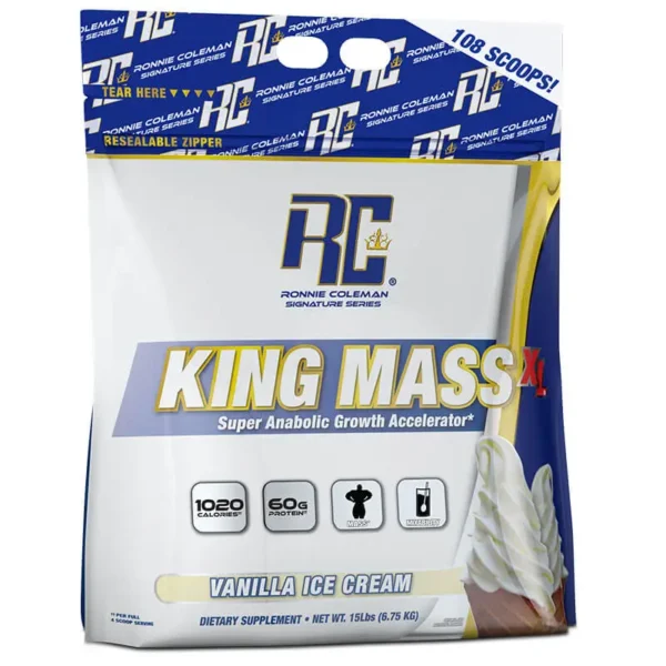 Ronnie Coleman King Mass XL Super Anabolic Gainer, vanilla ice cream
