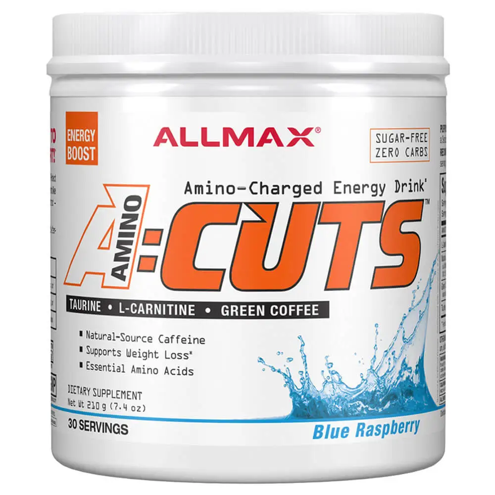 AllMax Amino Cuts 30 Servings Blue Raspberry