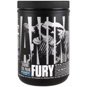 Animal Fury Pre Workout Blue Raspberry 491g