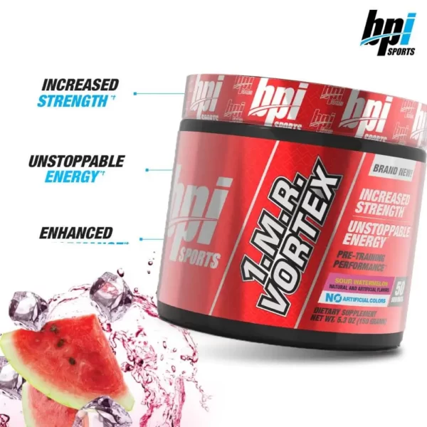 BPI 1 M.R Vortex Sour Watermelon 50 Servings Key Benefits