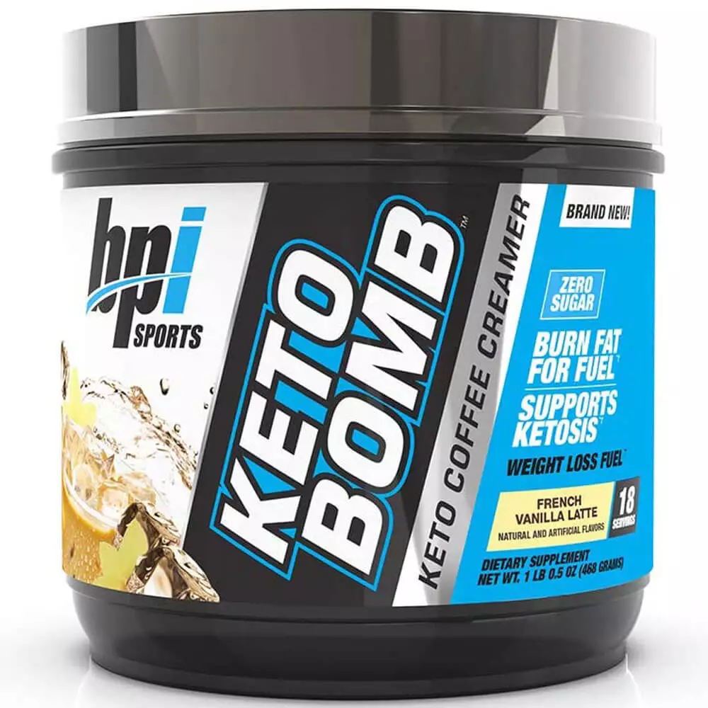 BPI Keto Bomb French Vanilla Latte 18 Servings