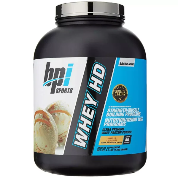 BPI Whey HD 50 Serving Vanilla Caramel 4.2lbs