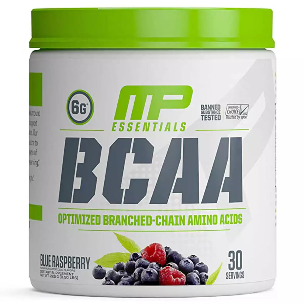 MP BCAA Blue Raspberry 30 Servings