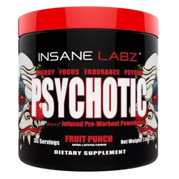 Psychotic Pre-Workout Fruit Punch