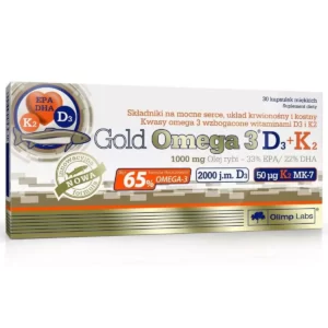 Olimp Gold Omega 3 with D3 + K2 Vitamins 30 Capsules
