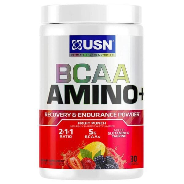 USN BCAA Amino + Fruit Punch 30 Servings