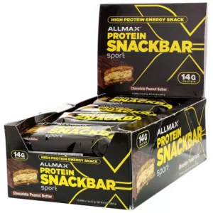 AllMax Protein Snack Bar 57g Pack of 12