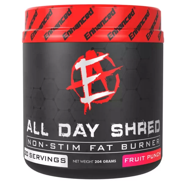 Enhanced All Day Shred Fat Burner 204g Fruit Punch