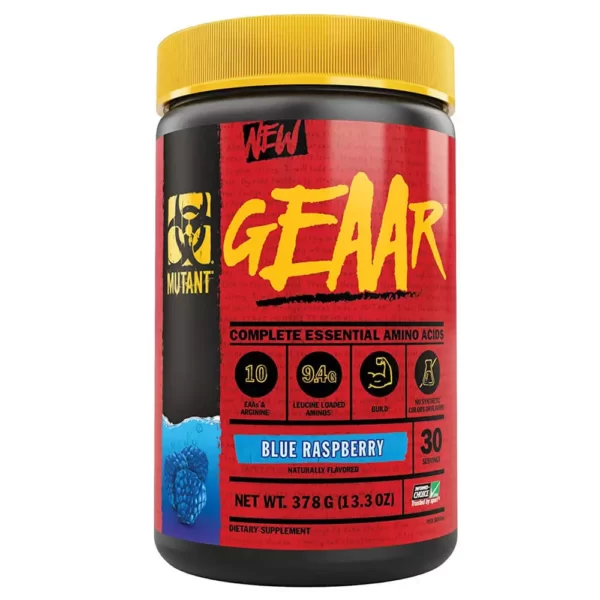 Mutant Geaar Amino Blue Raspberry 378g