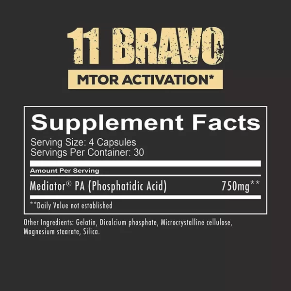 Redcon1 11 Bravo 60 Capsules Facts