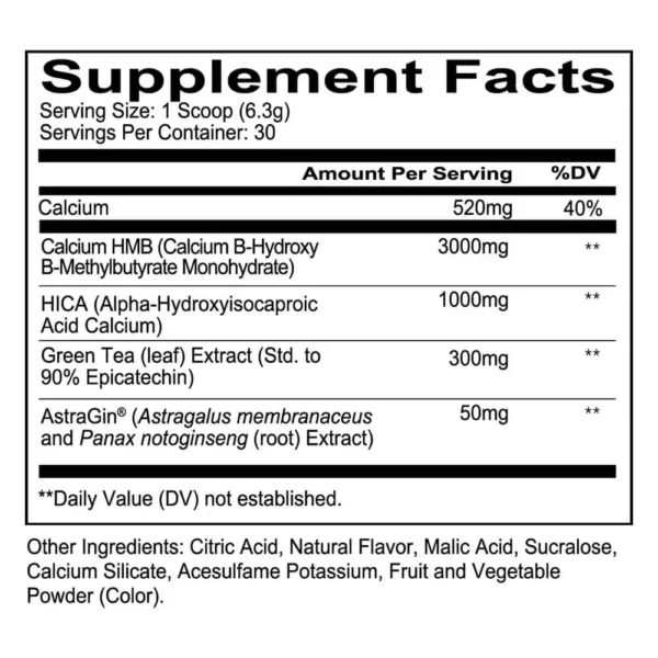 Redcon1 Moab Grape 210g Facts