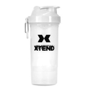 Xtend Shaker Bottle Front White 600ml