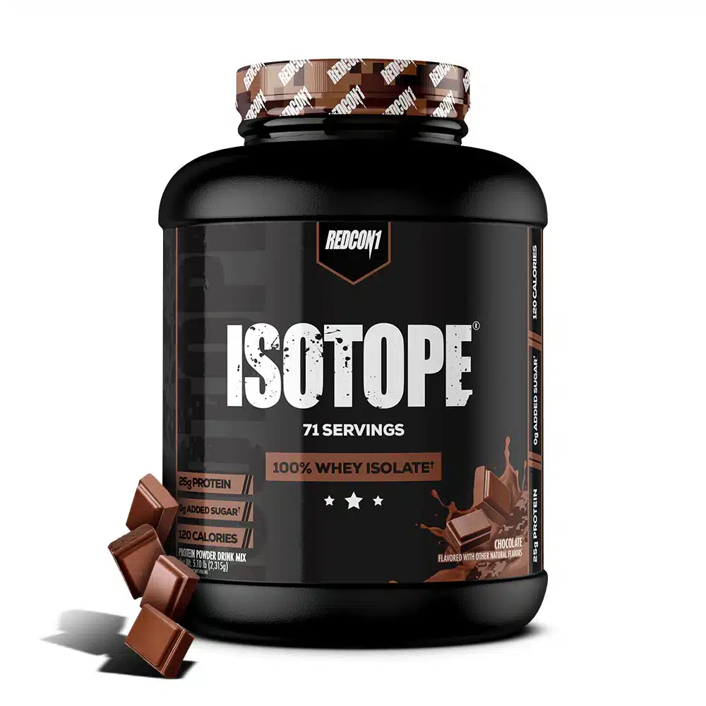 Redcon1 Isotope 100% Whey Isolate Protein – Clean, Fast-Digesting Protein for Lean Muscle and Recovery