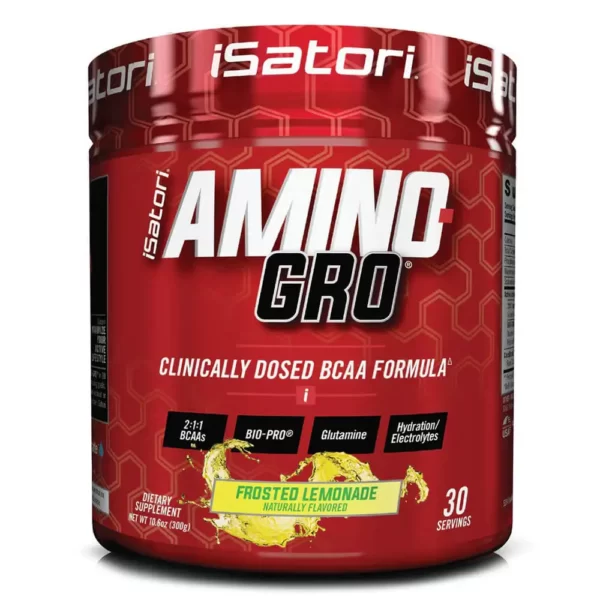 Isatori Amino Gro BCAA Frosted Lemondade 300g 30 Servings