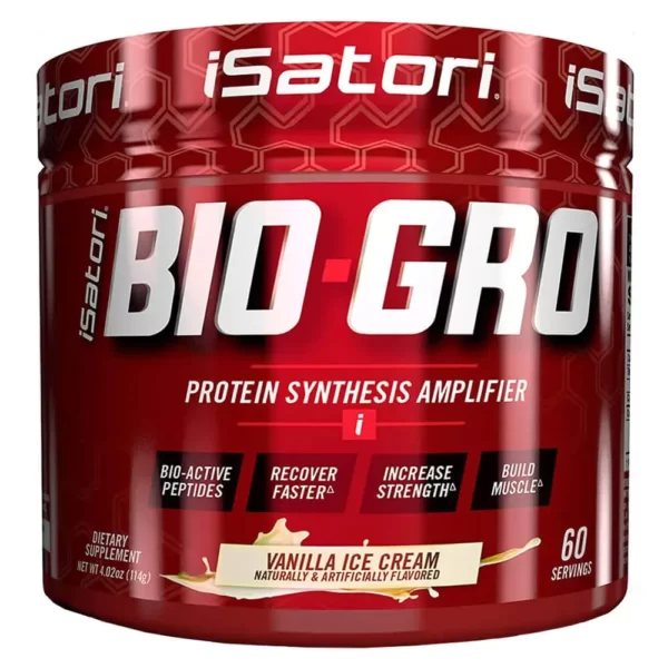 Isatori Bio-Gro Protein Synthesis Vanilla Ice Cream 60 Servings 114g