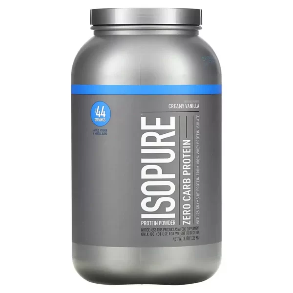 Isopure Protein Powder Creamy Vanilla 3lbs