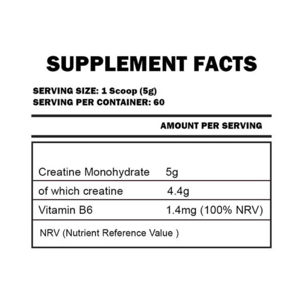 Kevin Levrone Anabolic Creatine 60 Servings Facts