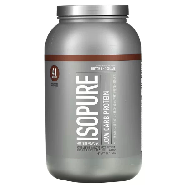 Isopure Protein Powder Dutch Chocolate 3lbs