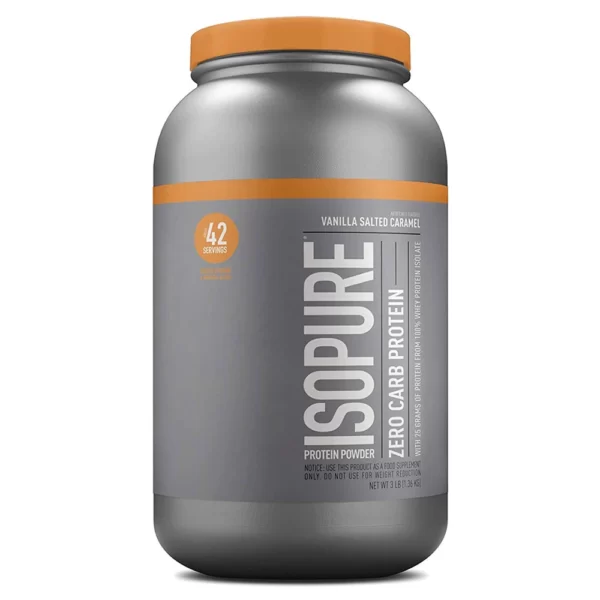 Isopure Protein Powder Vanilla Salted Caramel 3lbs