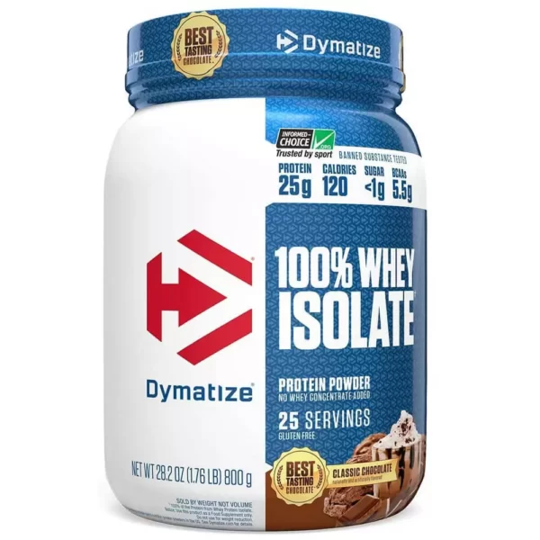 Dymatize 100% Whey Isolate Classice Chocolate 800g