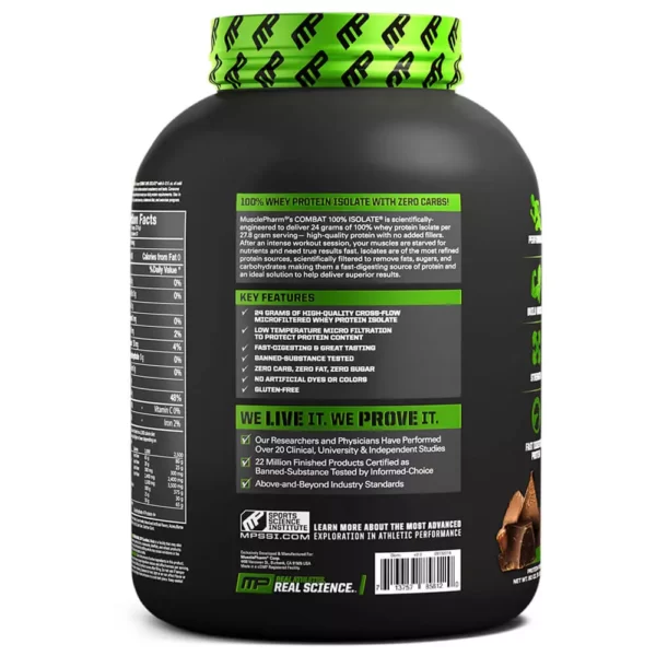 MP Combat Zero Carb Isolate Protein - Image 2