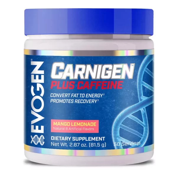 Evogen Carnigen Plus Caffeine Mango Lemonade 81g