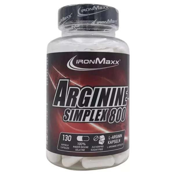 Ironmaxx L-Arginine Simplex 800 130 Capsules