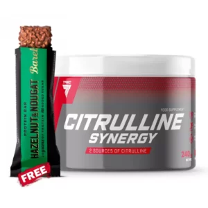 TREC Citrulline Synergy 240g Free Barebells Bar