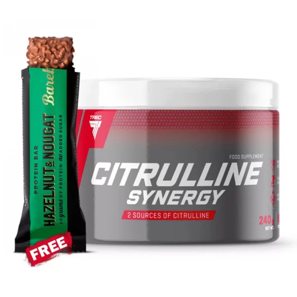 TREC Citrulline Synergy 240g Free Barebells Bar