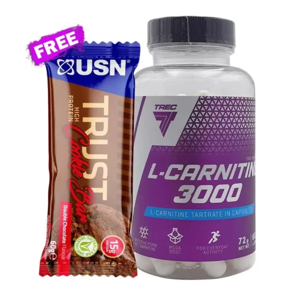 Trec L-Carnitine 3000 60 Capsules With USN Bar