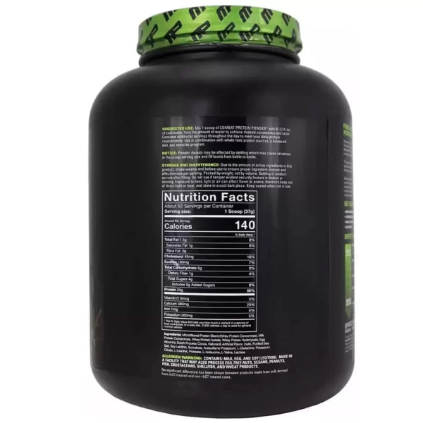 MP Combat Protein Powder Chocolate Milk 4.1lbs Facts