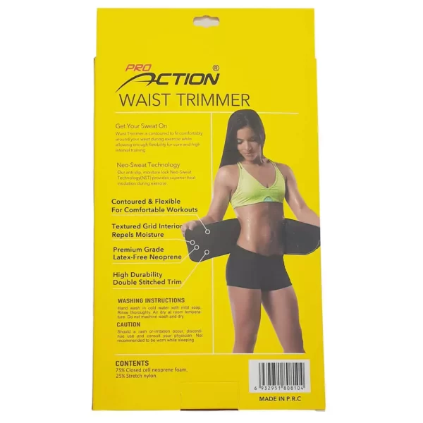 Pro Action Waist Trimmer Men & Women Back