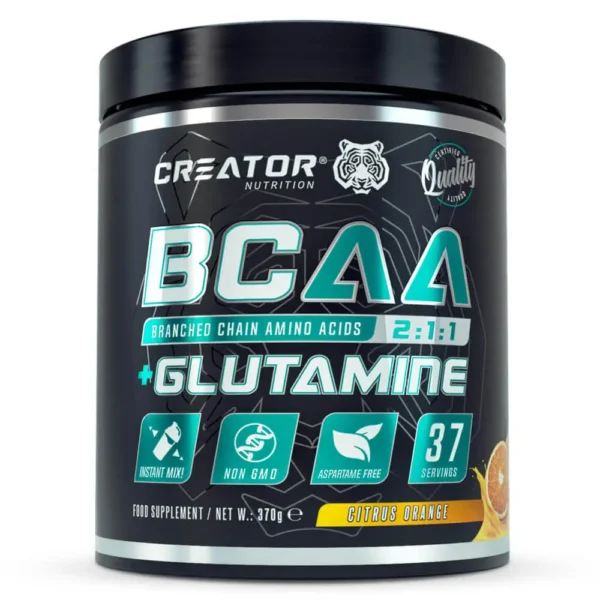 Creator BCAA + Glutamine Citrus Orange 37 Servings 370g