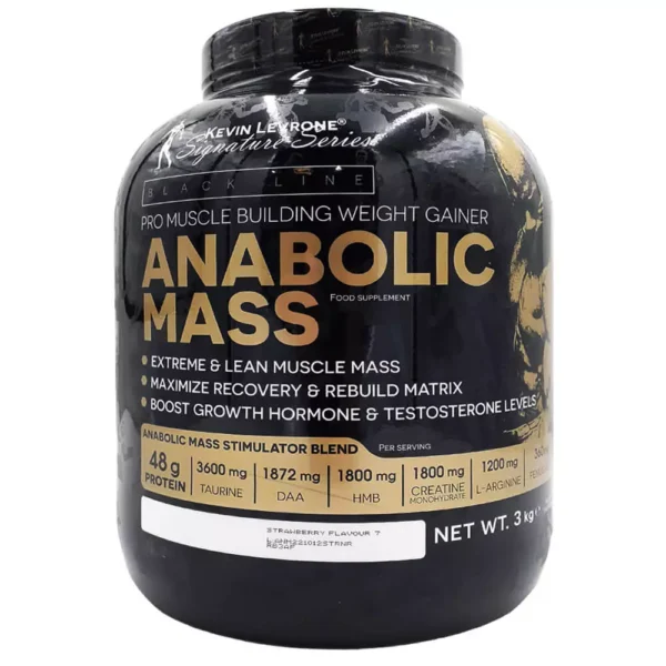 KL Anabolic Mass Gainer Strawberry 3kg