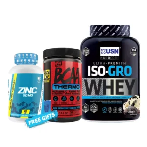 USN ISO-GRO Cookies Cream Flavor 2kg Stack
