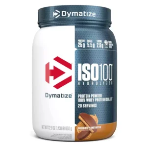 Dymatize, ISO 100, Hydrolyzed, 650g, 20 Servings, Chocolate Peanut Butter