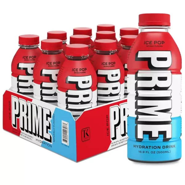 Prime Hydration Drinks Ice Pop Pack of 12