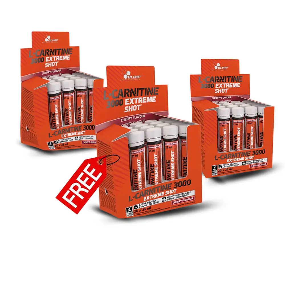 Olimp L-Carnitine 3000 Extreme Shot Buy 2 Get 1 Free