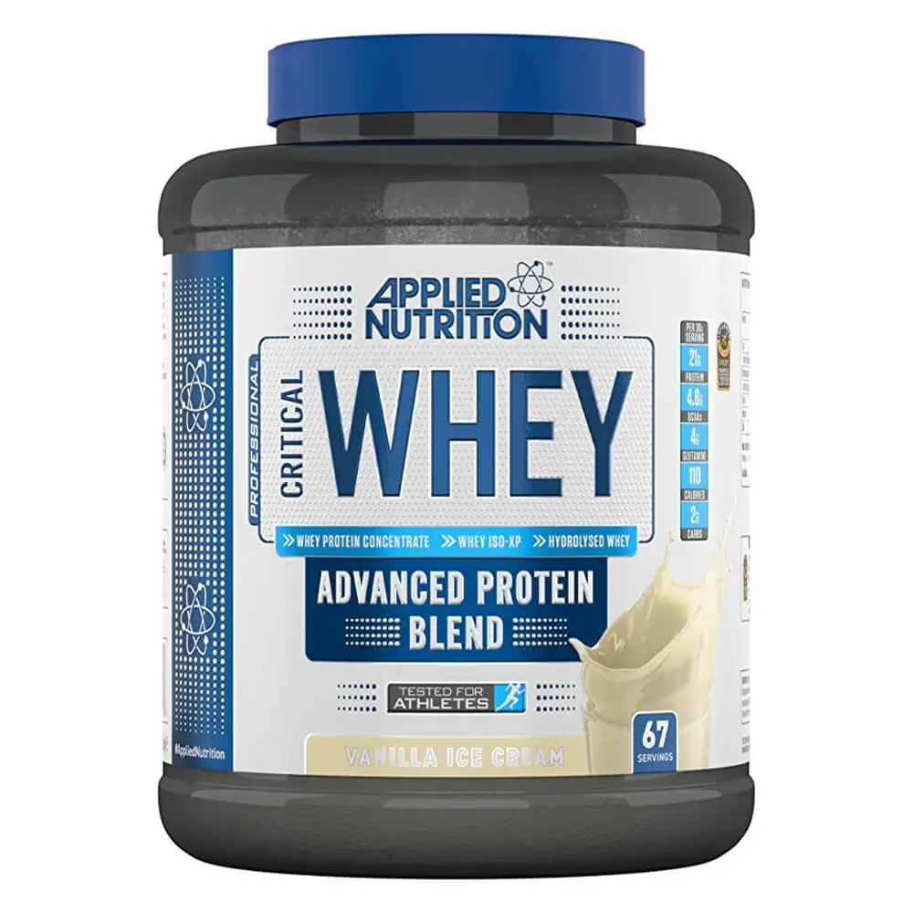 APPLIED NUTRITION CRITICAL WHEY 2KG VANILLA ICE CREAM