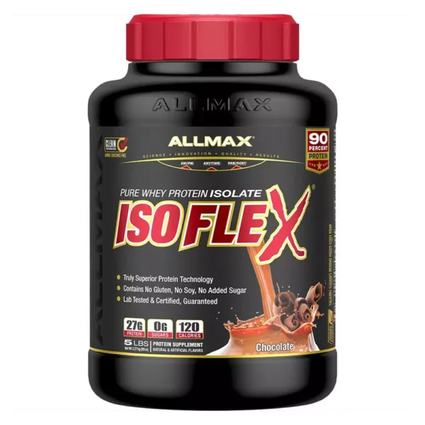 Allmax Isoflex Pure Whey Protein Isolate Chocolate 5 lbs