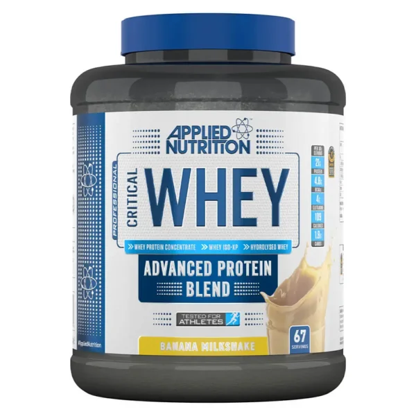 Applied Nutrition Critical Whey 2kg Banana Milkshake 67 Servings