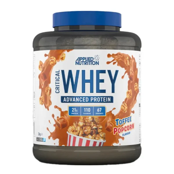 Applied Nutrition Critical Whey Protein Toffee Popcorn 67 Servings 2kg
