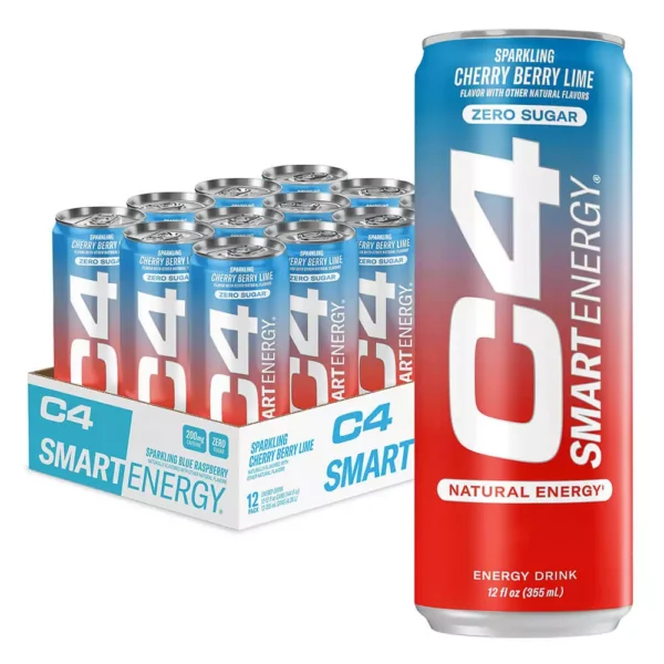 C4 Rtd Smart Energy 355ml Cherry Berry Lime-Box