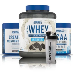 Applied Nutrition Critical Whey Combo Offer : BCAA, Whey, Creatine