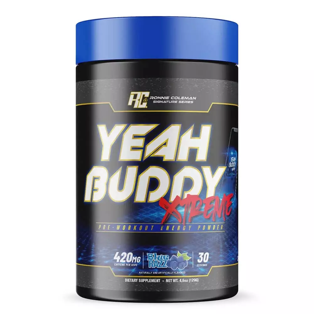 Ronnie Coleman RC Yeah Buddy xtreme Pre-Workout Blue Razz 196g