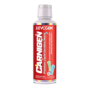 EVOGEN CARNIGEN Premium Liquid Carnitine Solution 31 Servings Sour Gummies 473ml