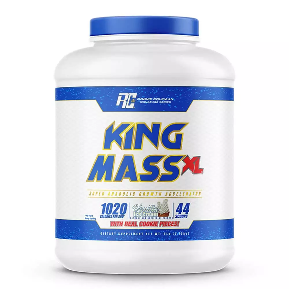 Ronnie Coleman King Mass XL 22 Servings Vanilla Ice Cream 6lb 2.75kg