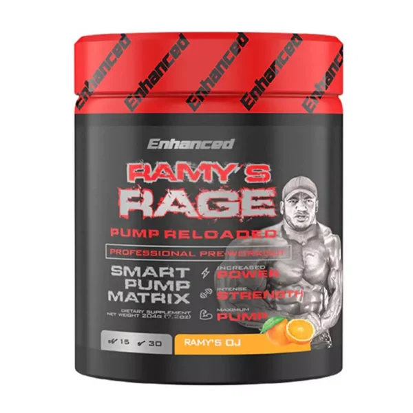 Enhanced Ramy’s Rage Pump Reloaded 30 Servings Ramy’s OJ 202g