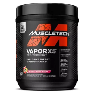 MUSCLETECH VAPORX5 Pre-workout 30 Servings Miami Spring Break 272g