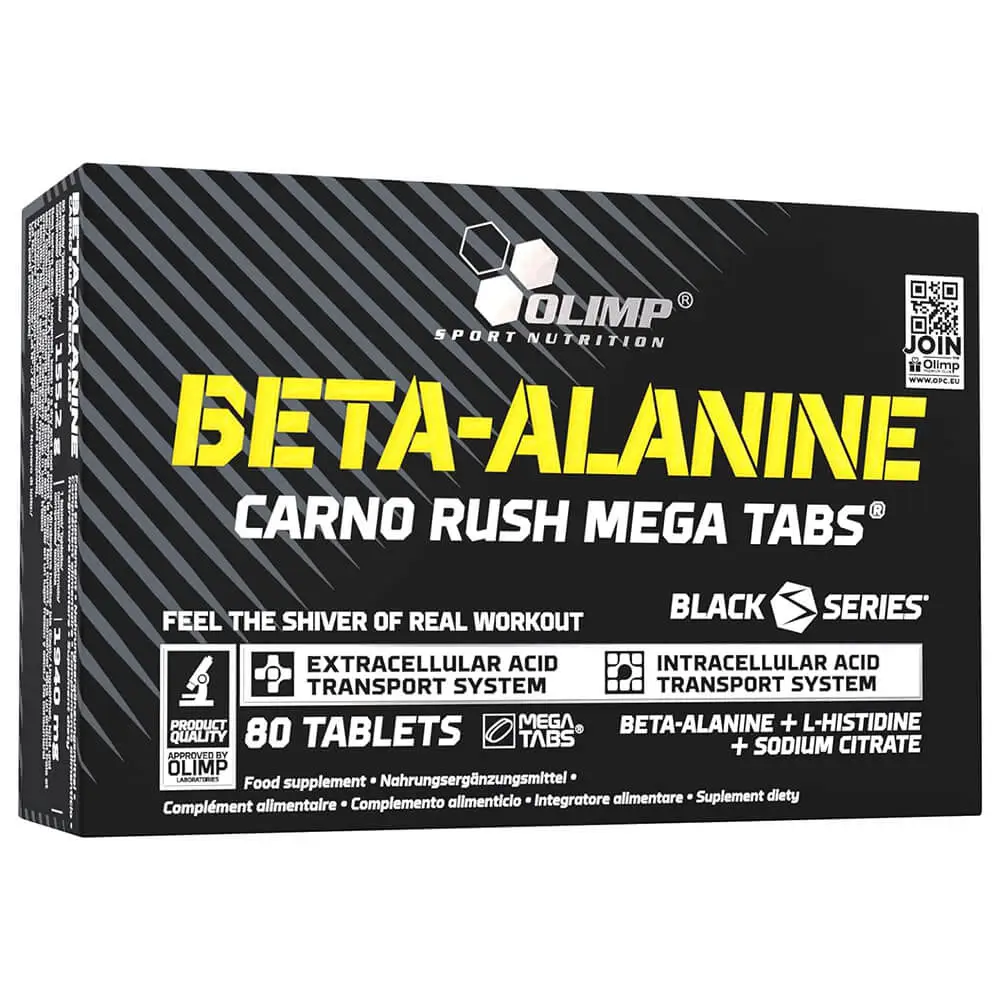 Olimp Beta-Alanine, Mega Tablets, 80 Tablets